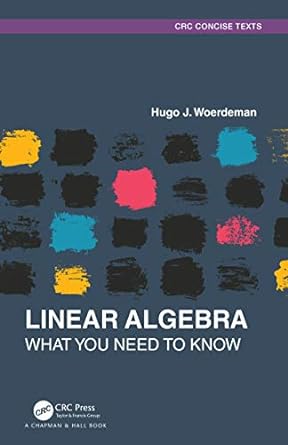 Linear Algebra What you Need to Know
