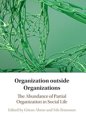 Organization outside Organizations The Abundance of Partial Organization in Social Life