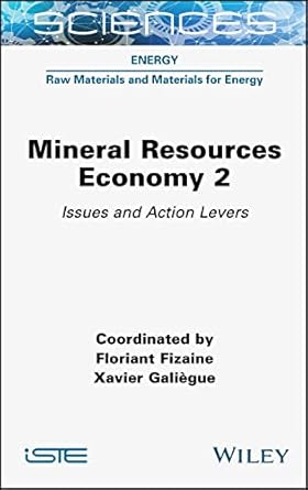 Mineral Resource Economy 2 Issues and Action Levers