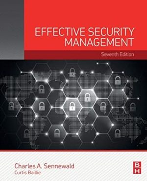 Effective Security Management 7th Edition