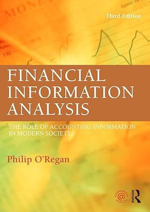 Financial Information Analysis The Role Of Accounting Information In Modern Society 3rd Edition
