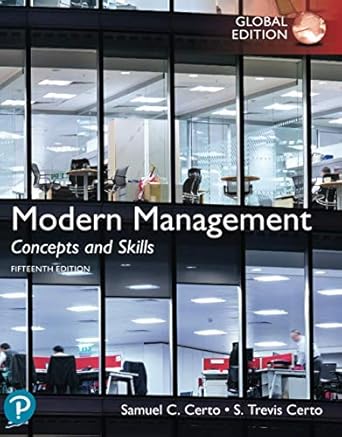 Modern Management: Concepts and Skills Global 15th Edition