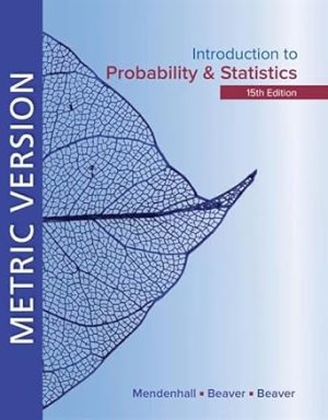Introduction to Probability and Statistics 15th Edition