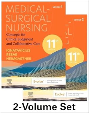 Medical Surgical Nursing Binder Ready Concepts for Clinical Judgment and Collaborative Care 11th Edition