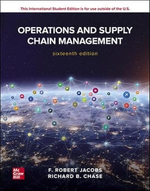 Operations and Supply Chain Management 16th Edition