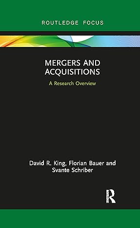 Mergers and Acquisitions A Research Overview
