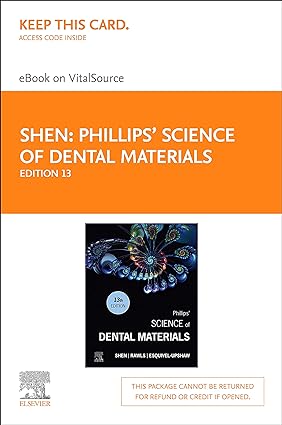 Phillips Science of Dental Materials 13th Edition