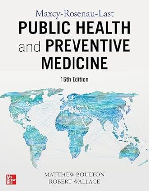Maxcy Rosenau Last Public Health and Preventive Medicine 16th Edition