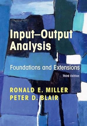 Input Output Analysis Foundations and Extensions 3rd Edition