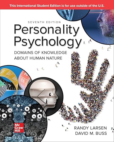 Personality Psychology Domains of Knowledge About Human Nature 7th Edition