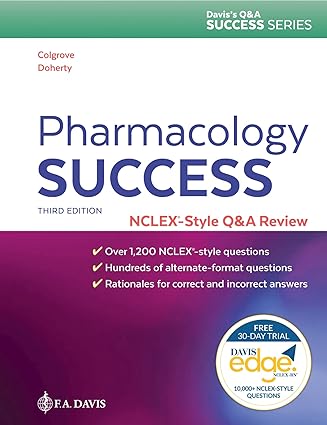 Pharmacology Success NCLEX Style Q&A Review