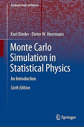 Monte Carlo Simulation in Statistical Physics An Introduction 6th Edition