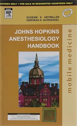 John Hopkins Anesthesiology Handbook