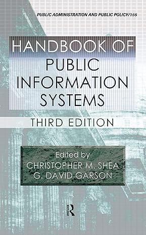 Handbook of Public Information Systems 3rd Edition