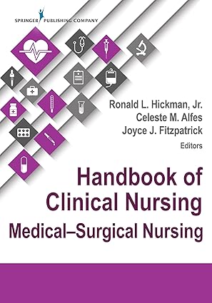 Handbook of Clinical Nursing Medical Surgical Nursing