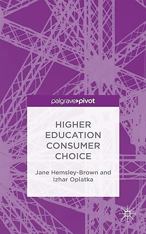 Higher Education Consumer Choice