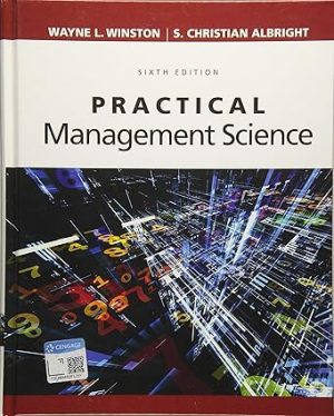 Practical Management Science 6th Edition