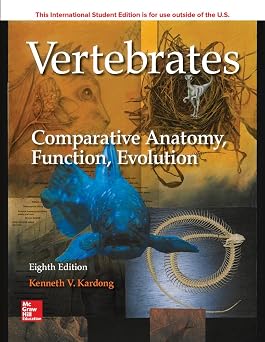Vertebrates Comparative Anatomy Functio