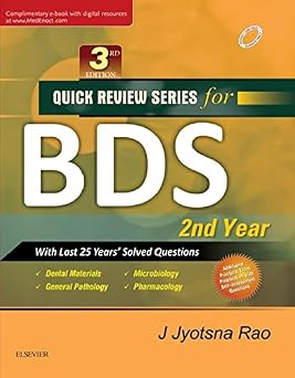 Quick Review Series for BDS 2nd Year 3rd Edition