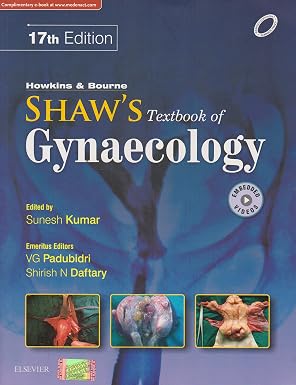 Howkins & Bourne Shaws Textbook of Gynecology 17th Edition