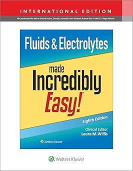 FLUID AND ELECTROLYT MADE INC EASY 8th Edition