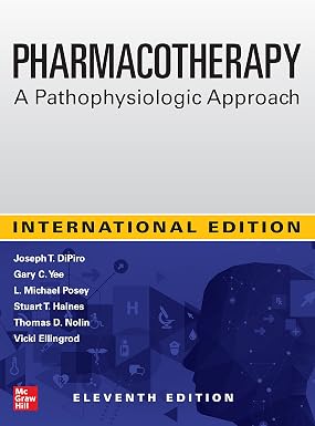 Pharmacotherapy A Pathophysiologic Approach 11th Edition
