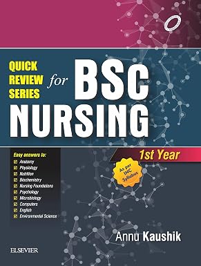 Quick Review Series For BSc Nursing 1st Year