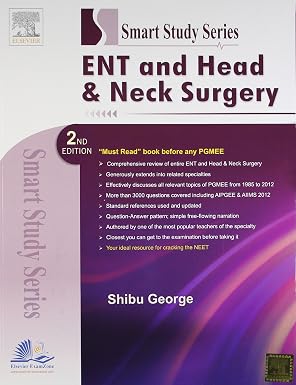 Smart Study Series ENT & Head & Neck Surgery 2nd Edition