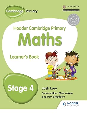 Hodder Cambridge Primary Mathematics Stage 4 Learners Book