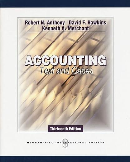 Accounting Texts and Cases 13th Edition